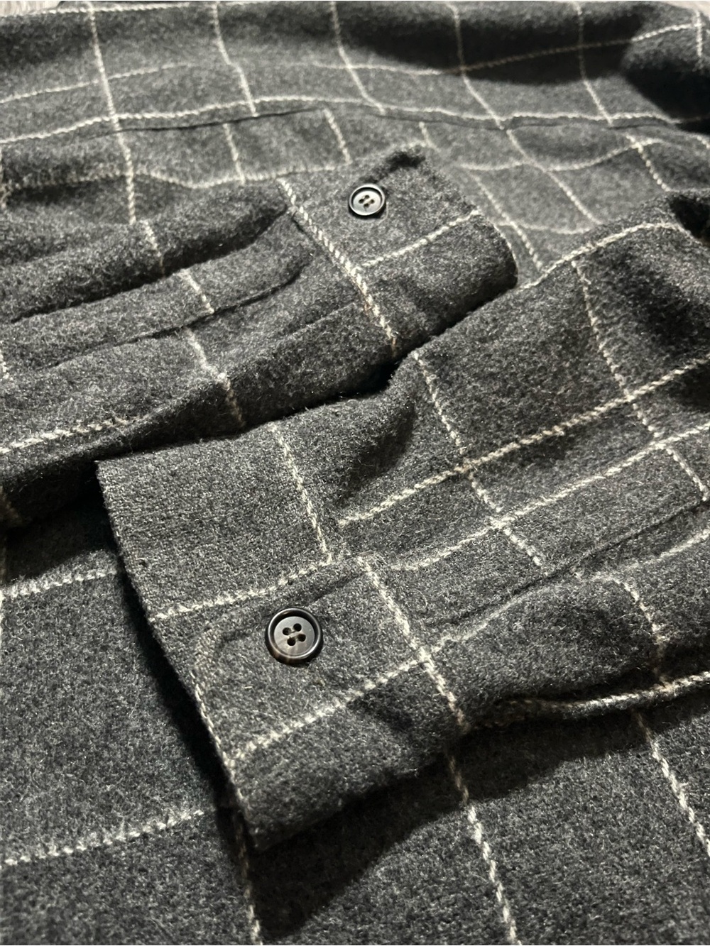 90s Stussy vintage full zip shirt jacket men’s size XL made in USA plaid Wool - Picture 12 of 13